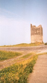 A picture of Easkey castle, Co Sligo